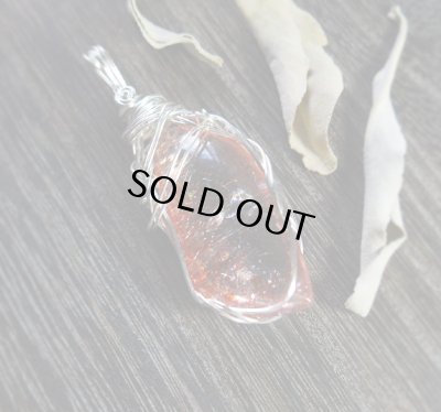 画像6: 創造のエネルギーを放つファイアークォーツ(レピドクロサイトインクォーツ)ペンダントトップ◇(A)