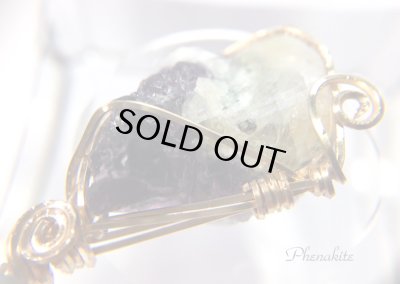 画像11: 高波動共生（フローライト）フェナカイトペンダントトップ(B)◇ 