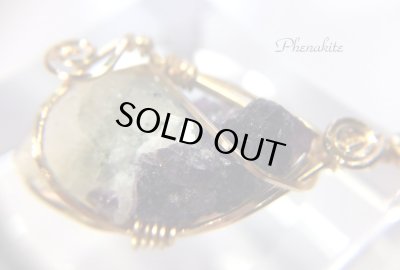 画像10: 高波動共生（フローライト）フェナカイトペンダントトップ(B)◇ 