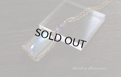 画像5: 高品質レインボームーンストーンシナジーペンダントトップ◇