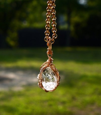 画像8: マニハール産スーパークリアークリスタルペンダントトップ(K)◇