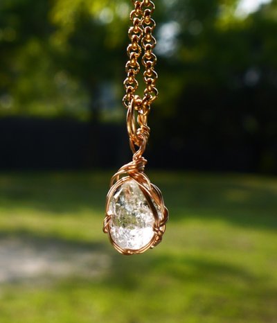 画像10: マニハール産スーパークリアークリスタルペンダントトップ(K)◇