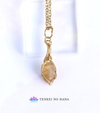 第三の目を開き能力を開花する希少なヘルデライト 統合のグリッド巻き®ペンダントトップ◇（C）