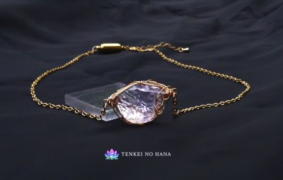 画像1: （レア）国産雨塚山紫水晶ネックレス◇