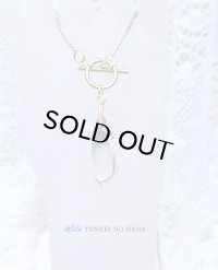 慈悲と再生の石＊ブルーターラクォーツ統合のグリッド巻き®ネックレス◇(B")