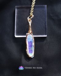 オーラに輝きを与えるエンジェルオーラ統合のグリッド巻き®ペンダントトップ◇(H)