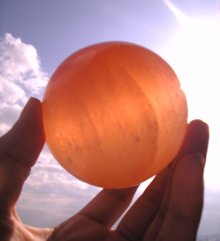 他の写真1: オレンジセレナイトボール