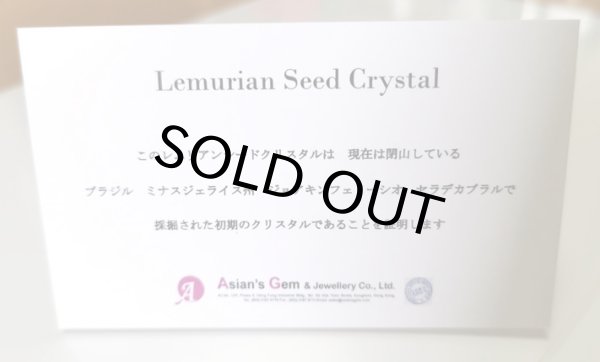 画像9: (＊希少)セラデカブラル産初期の高波動レムリアンシードクリスタルペンダントトップ（D）証明書付き (9)