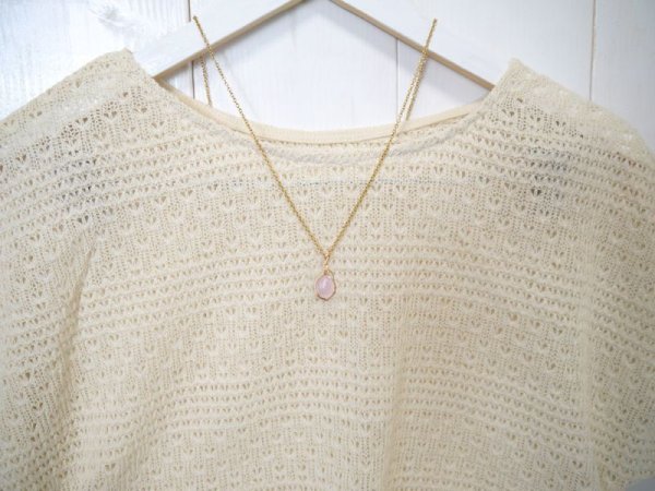 画像7: 高品質ローズクォーツペンダントトップ◇（Ａ）30%OFF!!6800円→4760円 (7)