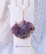 高品質 エイリアンアメジスト ペンダント◇ エイリアンアメジスト - 天恵の花