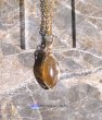 画像1: 神聖な光の雫ゴールデンザギマウンテンクリスタルペンダントトップ◇(Ｒ) (1)