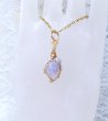 画像4: 第三の目を開き能力を開花する希少なブルーヘルデライト統合のグリッド巻き®ペンダントトップ◇（A） (4)