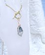 画像3: 慈悲と再生の石＊ブルーターラクォーツ統合のグリッド巻き®ネックレス◇(Ａ") (3)