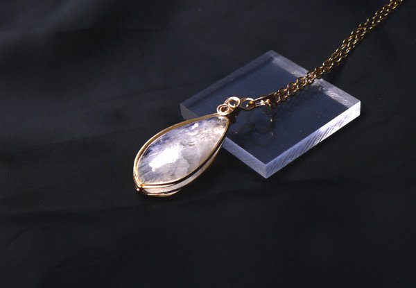 画像6: 高品質ブルームーンストーンペンダントトツプ◇ (6)