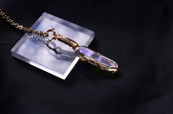 画像4: オーラに輝きを与えるエンジェルオーラ統合のグリッド巻き®ペンダントトップ◇(H) (4)