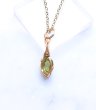 画像5: 太陽と勇気の象徴＊宝石質ペリドット統合のグリッド巻き®ペンダントトップ◇ (5)