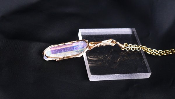 画像10: オーラに輝きを与えるエンジェルオーラ統合のグリッド巻き®ペンダントトップ◇(H) (10)