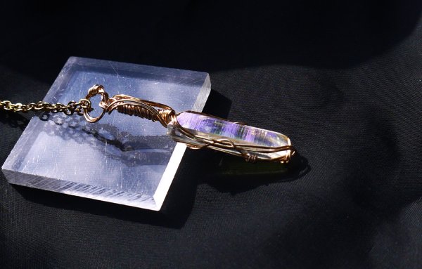 画像5: オーラに輝きを与えるエンジェルオーラ統合のグリッド巻き®ペンダントトップ◇(H) (5)